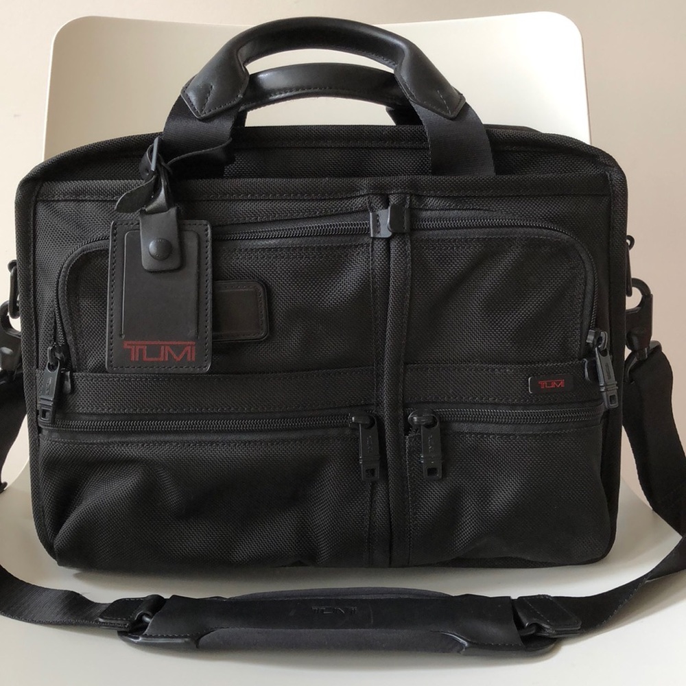 Tumi Alpha Laptop Briefcase - Expandable